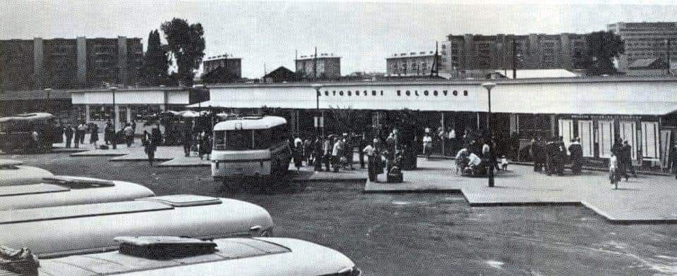 Autobusni kolodvor, Avenija Marina Držića 1963. godine. Kolodvor je pušten u promet 04. srpnja1962. godine